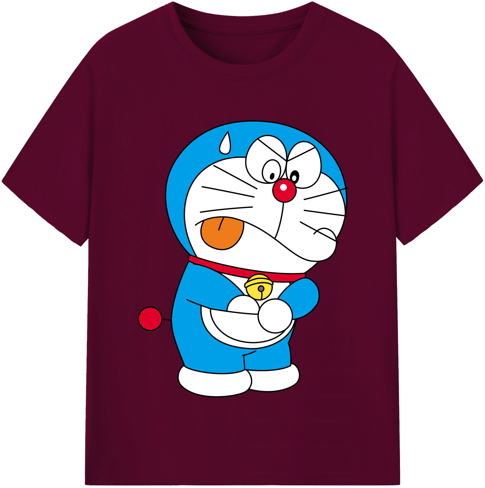 （画像用） ドラえもん Doraemon レディースカジュアルプリントTシャツ（綿100％）
